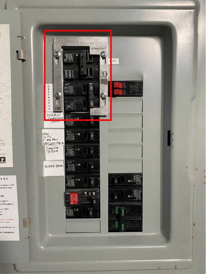 generatortransferdevice, electrical guide