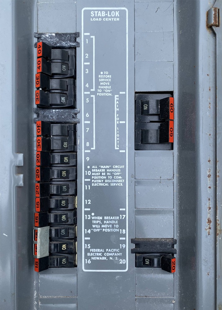 Federal Pacific Breakers