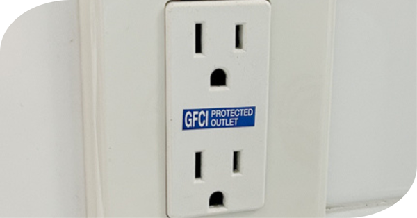 GFCI protected outlet