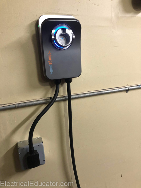 ChargePoint Plug In EV Charger Install