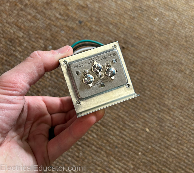 Low voltage ring video doorbell transformer